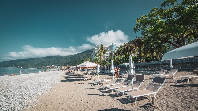 Собственный пляж